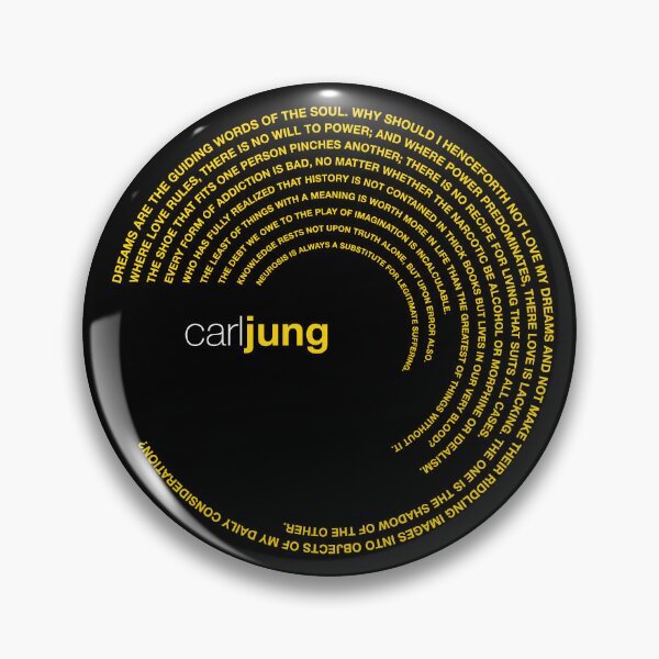 Item preview, Póster de citas famosas de Carl Jung [oro] designed and sold by CMYKStudio.