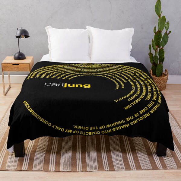 Item preview, Carl Jung famous quotes poster [gold] designed and sold by CMYKStudio.