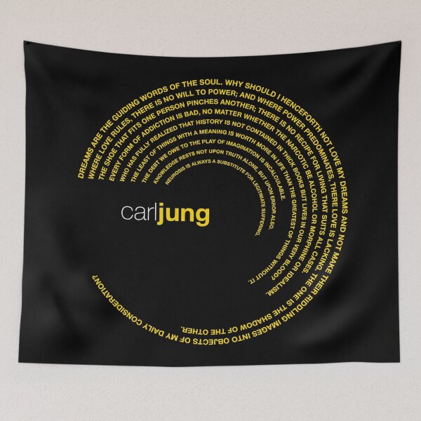 Item preview, Carl Jung famous quotes poster [gold] designed and sold by CMYKStudio.