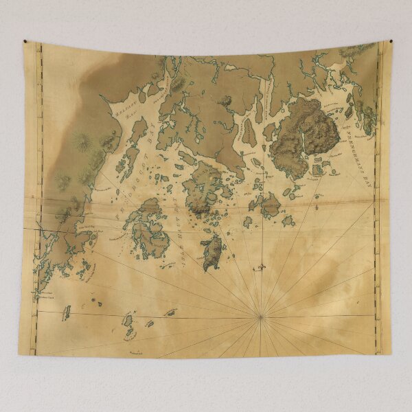 Item preview, Coast of Maine from Frenchmans Bay to Mosquito Harbor (1776) designed and sold by allhistory.