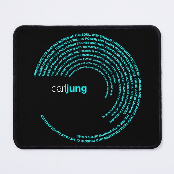 Item preview, Carl Jung famous quotes poster [aqua] designed and sold by CMYKStudio.
