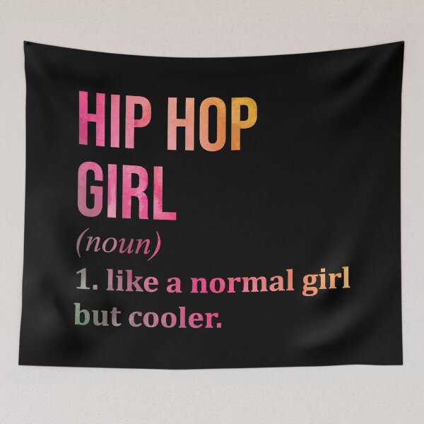 Item preview, Hip Hop Girl Definition Hip Hop in Watercolor designed and sold by XCIV.