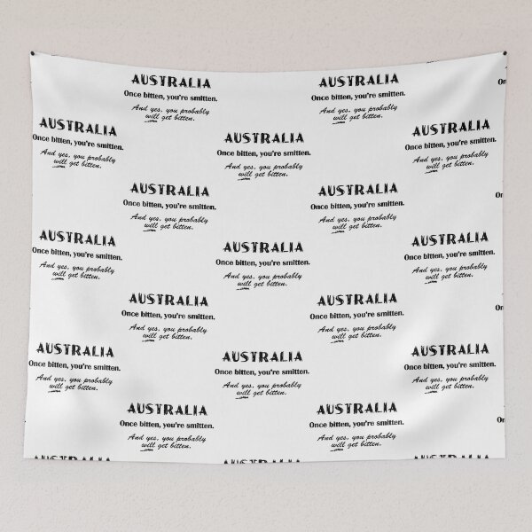 Item preview, Mens Womens AUSTRALIA! 3 Once bitten... (quality online giveaways gifts) designed and sold by OgleDarry12.