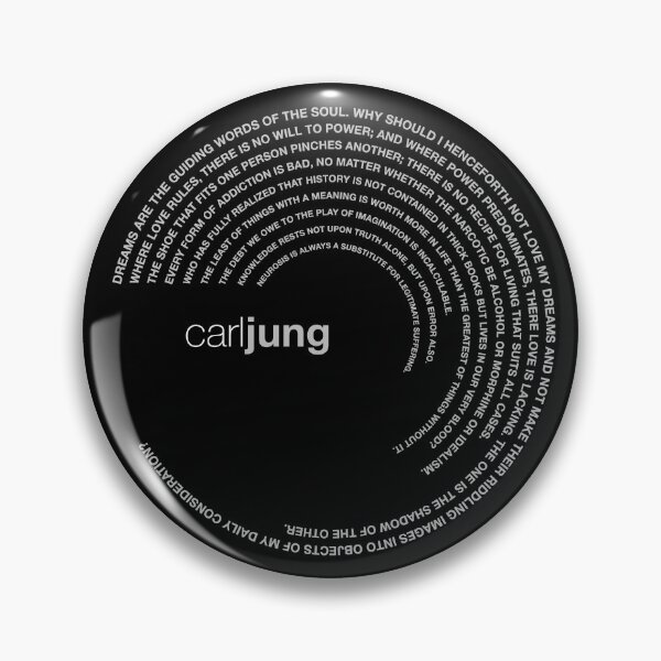 Item preview, Póster de citas famosas de Carl Jung [plateado] designed and sold by CMYKStudio.