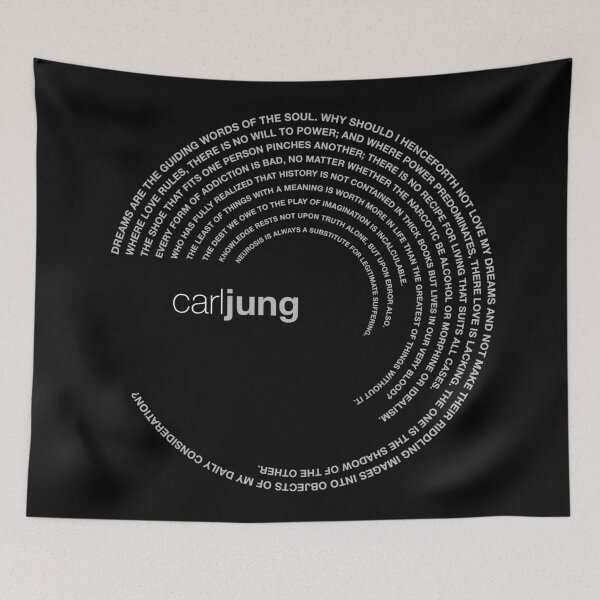 Item preview, Carl Jung famous quotes poster [silver] designed and sold by CMYKStudio.