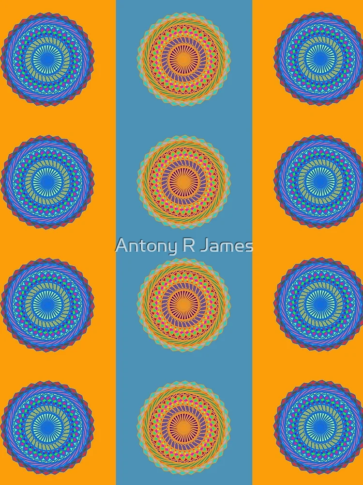 Thumbnail 3 of 3, Scarf, Pattern # 4 designed and sold by Antony R James.