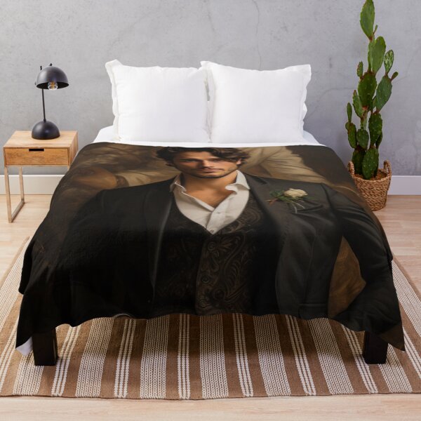 Item preview, Handsome brunette wearing a suit in a beautiful surrounding designed and sold by Extraordinarym.