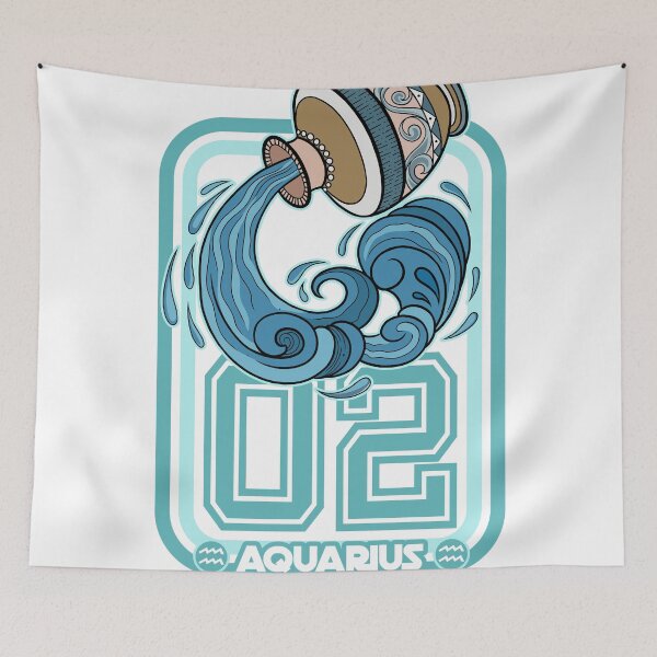 Item preview, Aquarius Born in 2002 Zodiac star sign horoscope Astrology designed and sold by PURPLERAIN99.