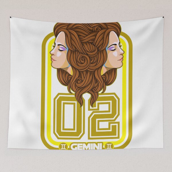 Item preview, Gemini Born in 2002 Zodiac star sign horoscope Astrology designed and sold by PURPLERAIN99.