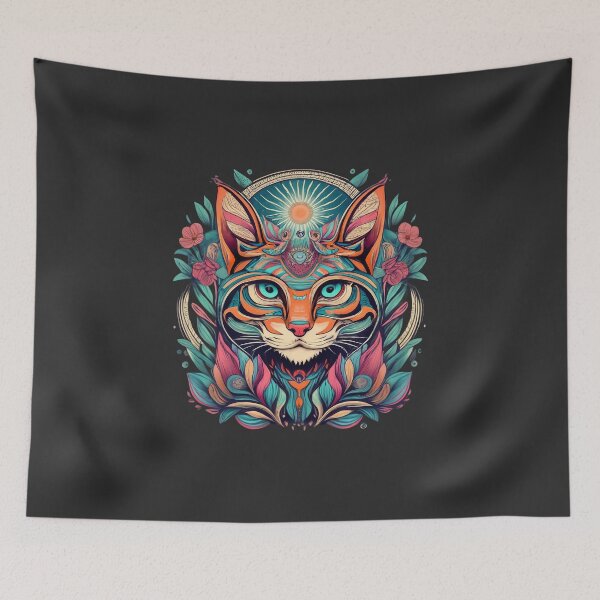 Item preview, Beautiful cat portrait with an artistic touch designed and sold by Aktio  Design.