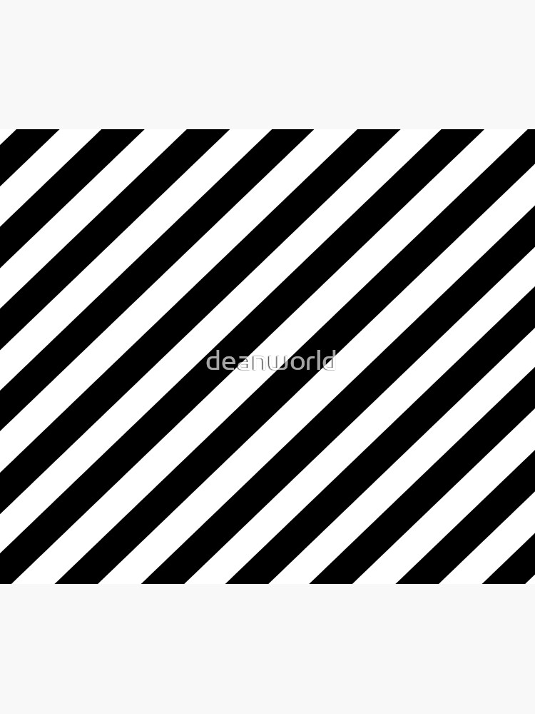 Black And White Diagonal Stripe Duvet Cover Phone Case Duvet