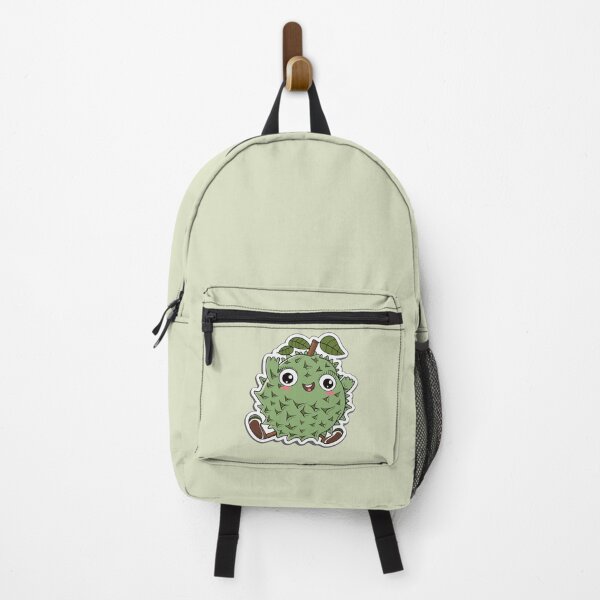 Item preview, A smiling durian cute fruit, kawaii cartoon durian designed and sold by EmeraldeaArt.