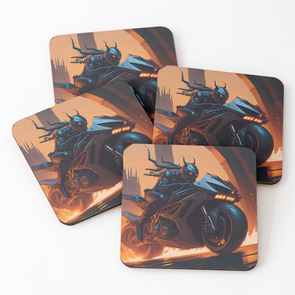 Item preview, Cybernetic Speed Demon on Motorcycle 2 designed and sold by BardCoreDesigns.