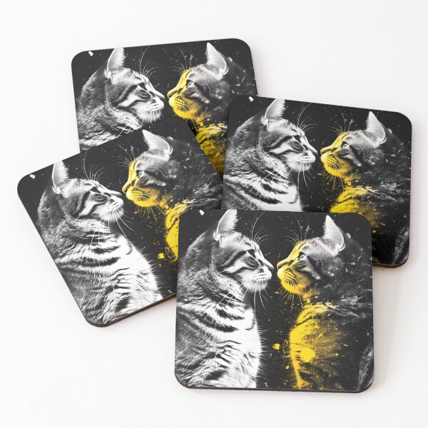 Item preview, Serious kitten stare contest designed and sold by ManuelAndreas.