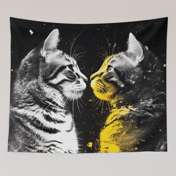 Item preview, Serious kitten stare contest designed and sold by ManuelAndreas.