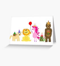 Einhorn Geburtstag bash Grußkarte