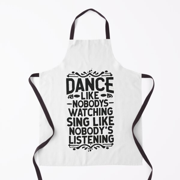 Item preview, Dance Like Nobody's Watching Sing Like Nobody's Listening - Inspirational Music and Dance Art designed and sold by ArtistriWear.