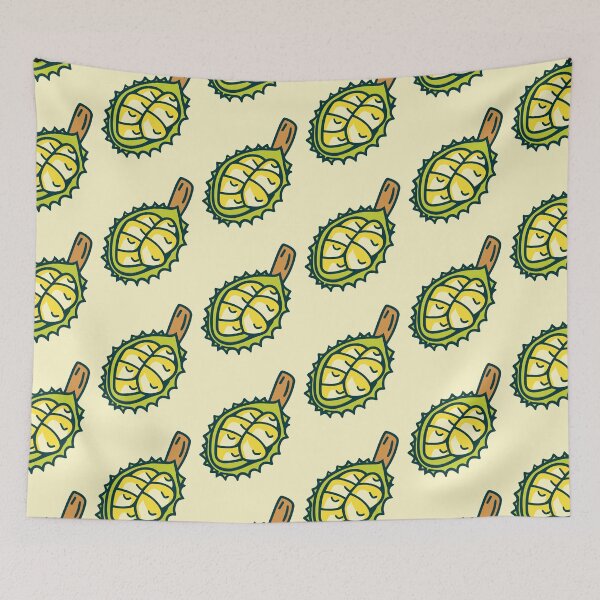 Item preview, Durian Vector Illustration: Slice of Nature designed and sold by EmeraldeaArt.