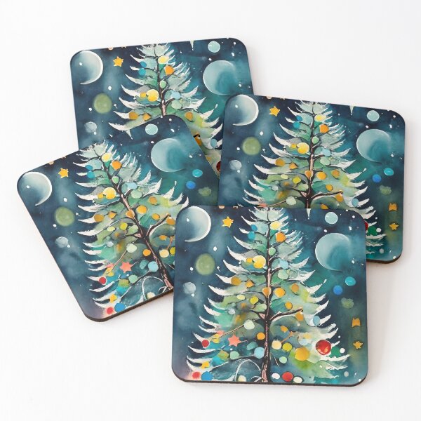 Item preview, Artistic Christmas tree with decorations designed and sold by Aktio  Design.