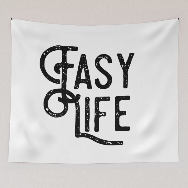 Item preview,  Easy Life | Chill life |Life lesson Quotes funny designed and sold by ritach11.