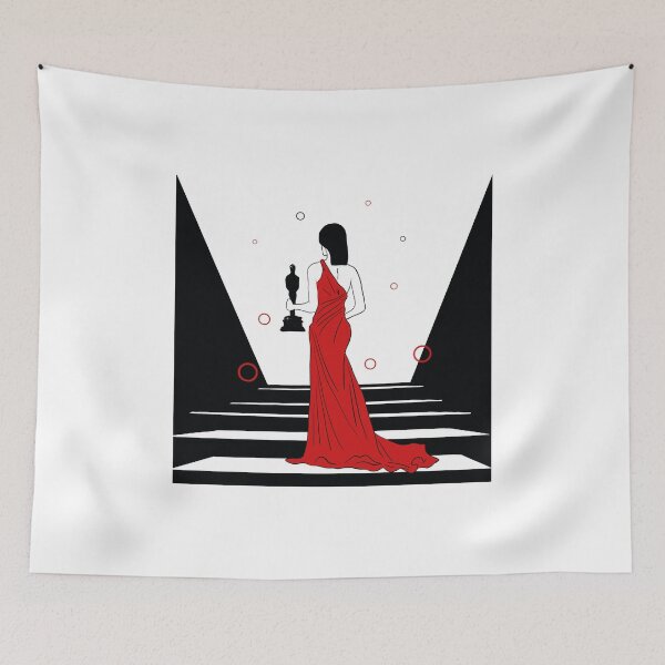 Item preview, girl with an Oscar designed and sold by AvotArt.