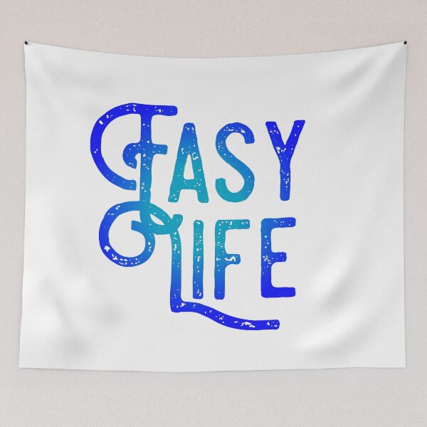 Item preview, Easy Life | Chill life |Life lesson Quotes funny designed and sold by ritach11.