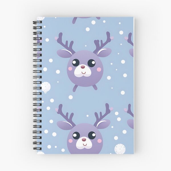 Item preview, Shimmering Purple Reindeer Seamless Pattern designed and sold by shestiger.