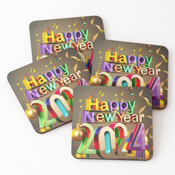 Item preview, Happy New Year 2024  3 designed and sold by rayo-art.