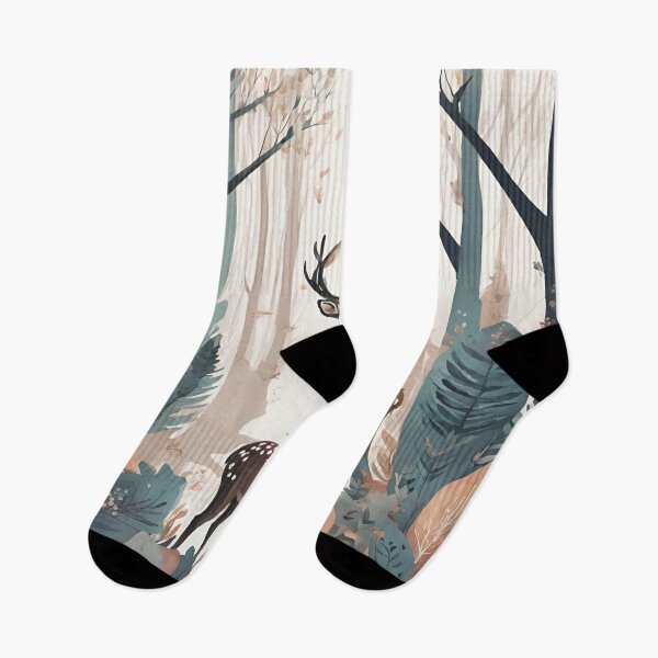 Item preview, Deer in the Middle of the Forest designed and sold by XamiDesign.