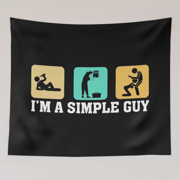 Item preview, I'M A SIMPLE GUY electrician / Electricity  designed and sold by Tee Hub.