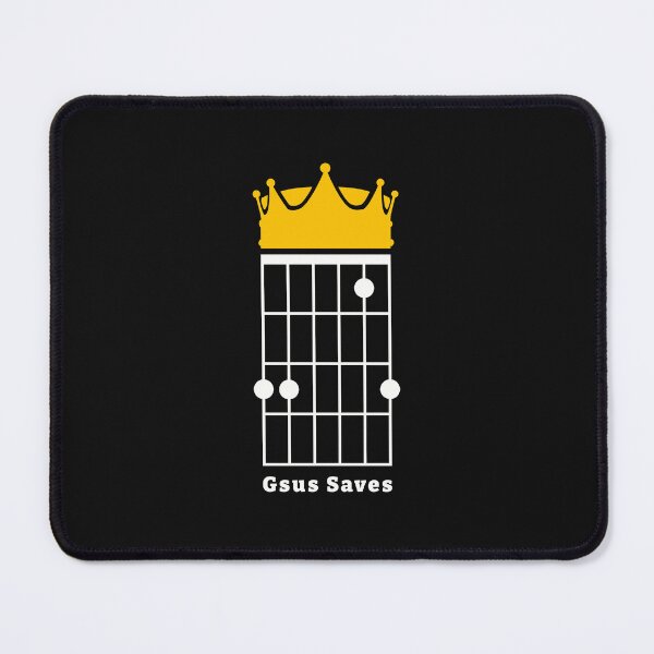 Item preview, Gsus Saves - Gsus Guitar Chord Crown designed and sold by guvnaguitars.