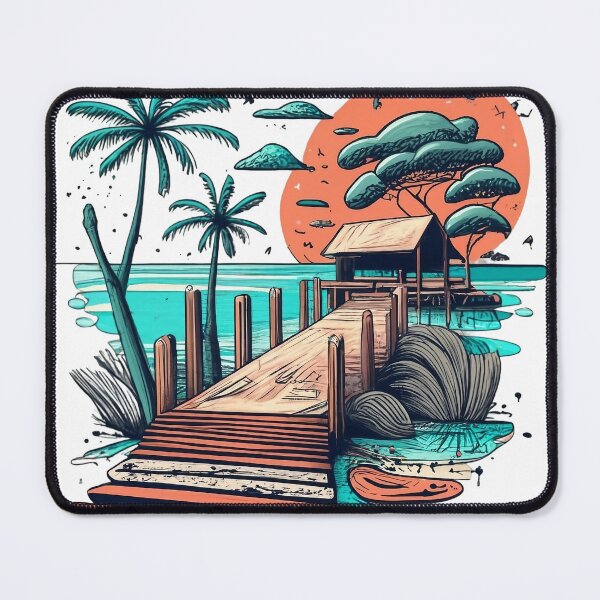 Item preview, A wooden bridge leading to a beach shed designed and sold by Aktio  Design.