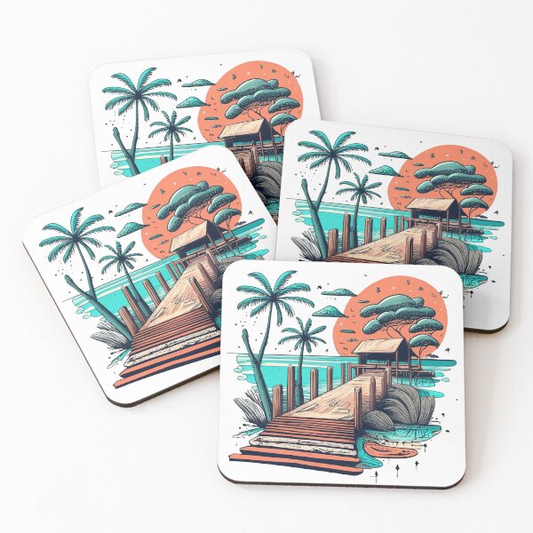 Item preview, A wooden bridge leading to a beach shed designed and sold by Aktio  Design.