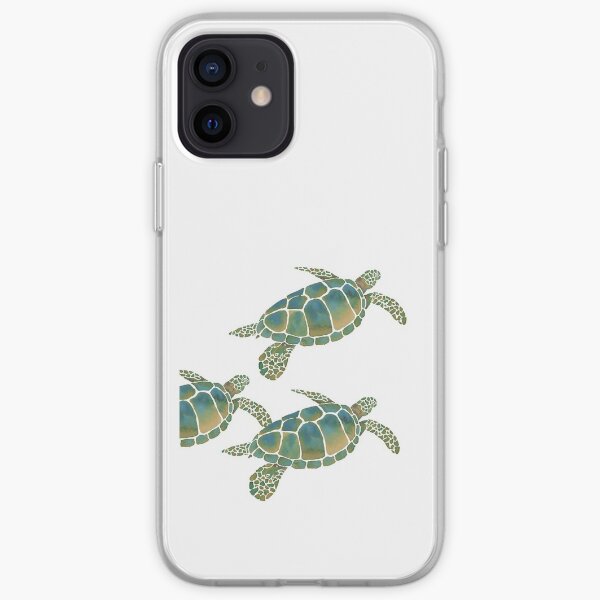 Watercolour Sea Turtles iPhone Soft Case
