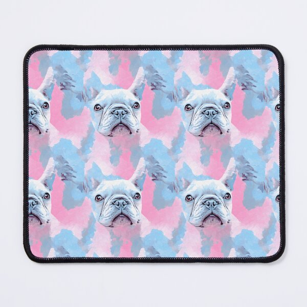 Item preview, Blue and Pink Frenchie Composite Overlay Pattern #2 designed and sold by ARTficiallyAnon.