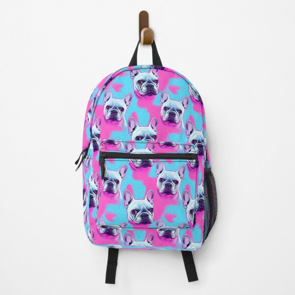 Item preview, Blue and Pink Frenchie Composite Overlay Pattern #3 designed and sold by ARTficiallyAnon.