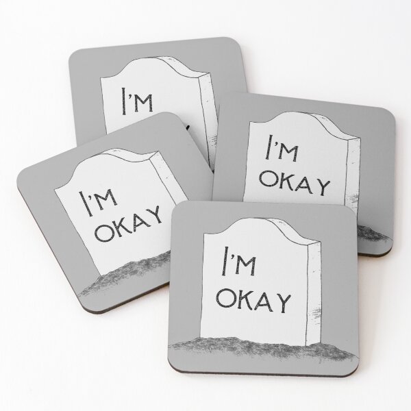 Item preview, I'm Okay - Here Lies Tombstone designed and sold by Corinne Alexa Jackson.