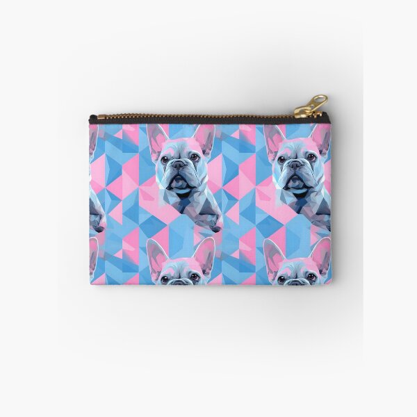 Item preview, Blue and Pink Frenchie Composite Overlay Pattern #4 designed and sold by ARTficiallyAnon.