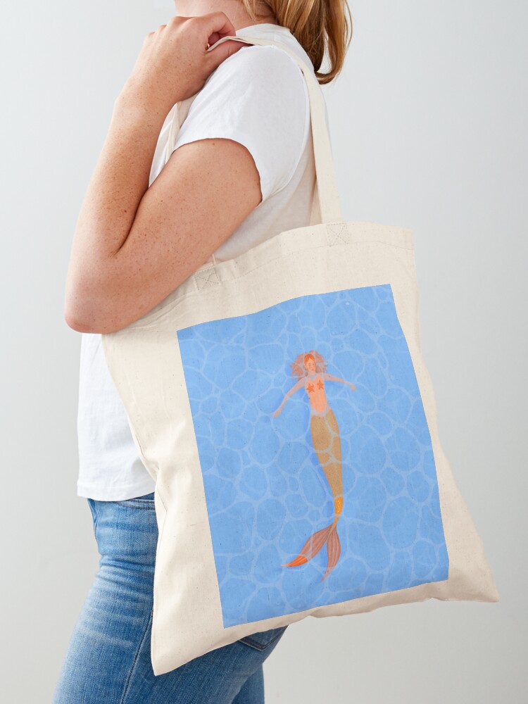 Fish Scales Merfolk Washable Beach cheapest Tote Shopping Bag