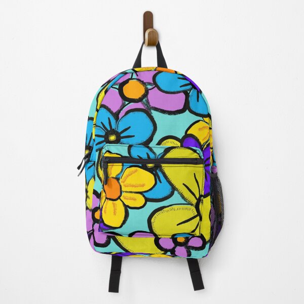 Item preview, retro colorful flower pattern designed and sold by pauloneill-art.