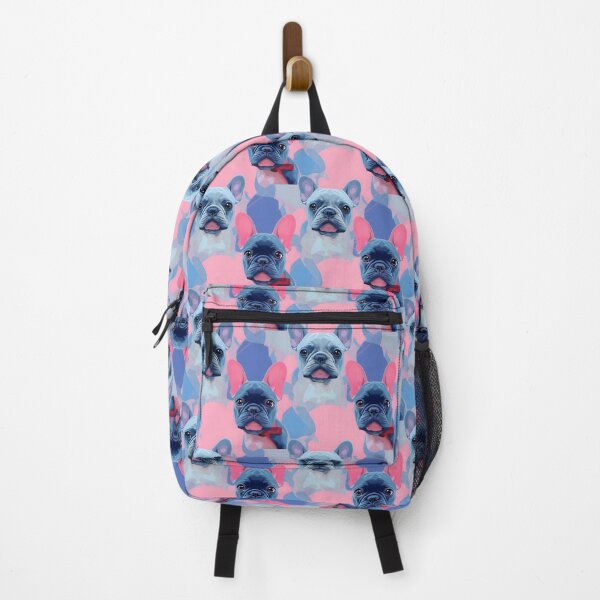 Item preview, Blue and Pink Frenchie Composite Overlay Pattern #6 designed and sold by ARTficiallyAnon.