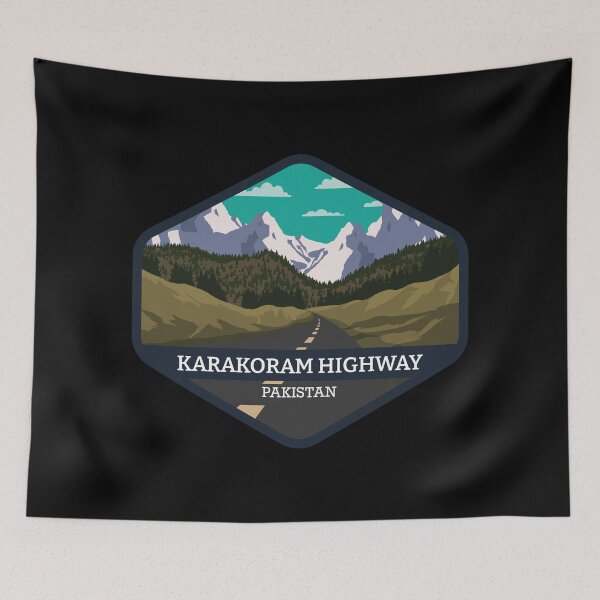 Item preview, Karakoram Highway Road in Pakistan designed and sold by AestheticColor.