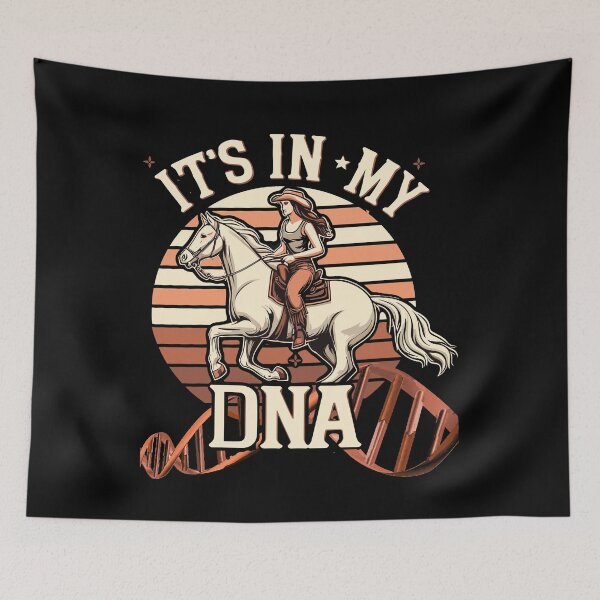 Item preview, It’s in my DNA - horseback riding v2 designed and sold by mwebba2005.