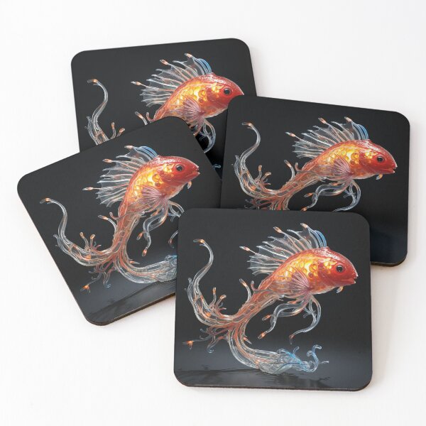 Item preview, fantasy creature fish designed and sold by Whimsicalhub.