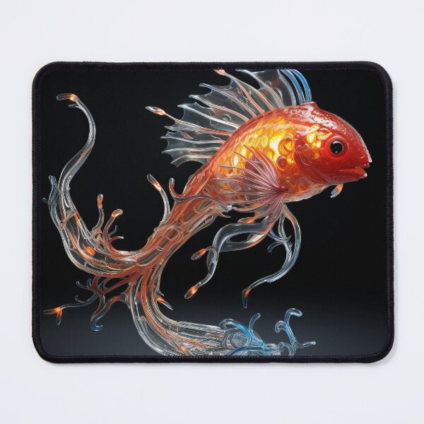 Item preview, fantasy creature fish designed and sold by Whimsicalhub.