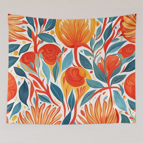 Item preview, Gouache Roses Pattern. designed and sold by ARichArts.