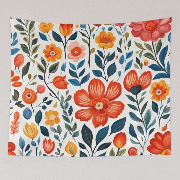 Item preview, Gouache Flowers Pattern. designed and sold by ARichArts.