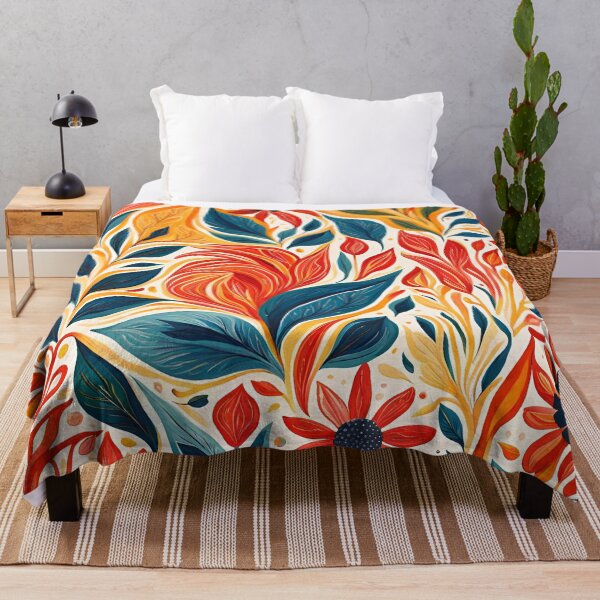 Item preview, Gouache Flowers Pattern. designed and sold by ARichArts.