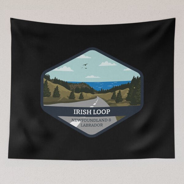 Item preview, Irish Loop Road in Canada designed and sold by AestheticColor.