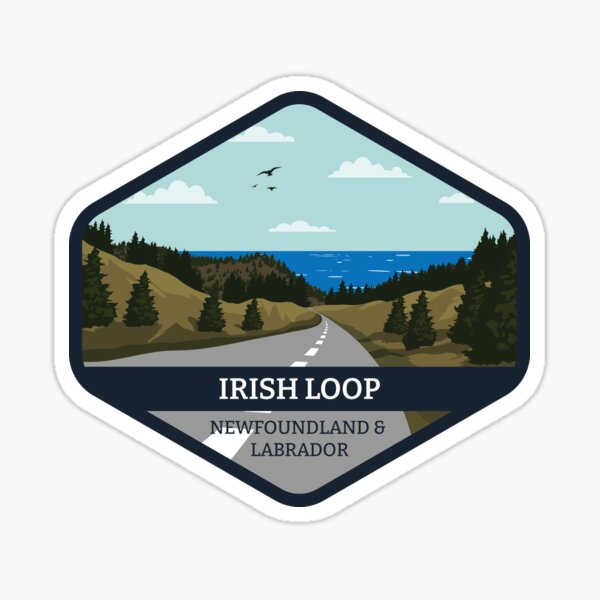 Item preview, Irish Loop Road in Canada designed and sold by AestheticColor.